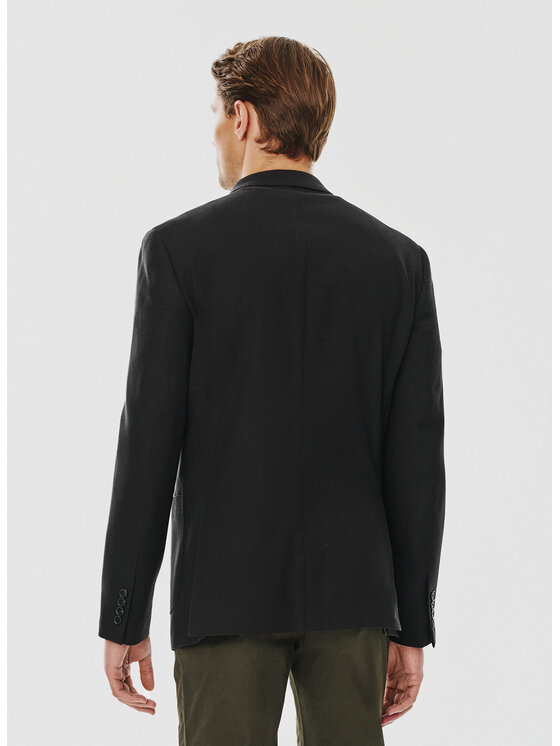 Pako Lorente Pako Lorente Marynarka P24WF-3X-007 Czarny Slim Fit