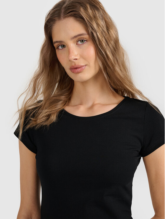 4F 4F T-Shirt NOS Czarny Regular Fit