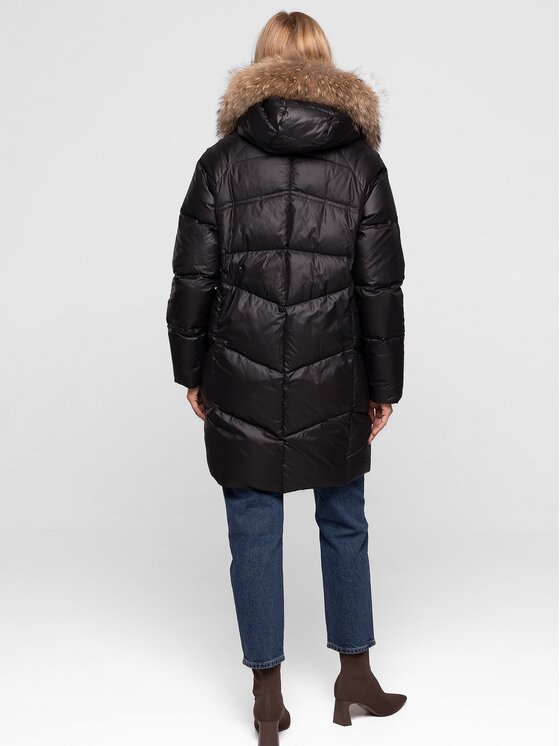 Perso Perso Dámská bunda BLH252535FR Černá Regular Fit