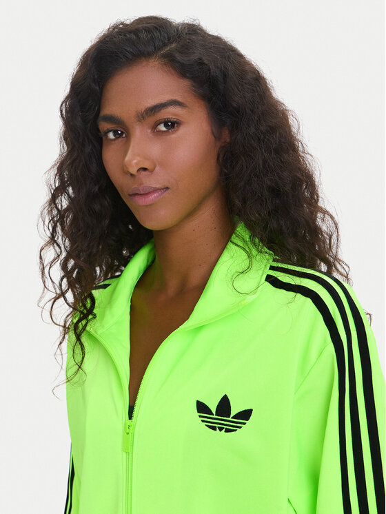 adidas adidas Sweatshirt adicolor Classic Firebird JX7859 Grün Loose Fit