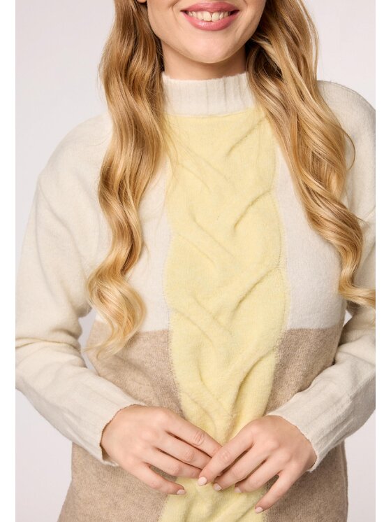 QUIOSQUE QUIOSQUE Sweter 6VF011 Kolorowy Regular Fit