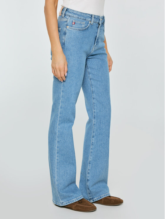 BIG STAR BIG STAR Jeansy CHIARA Niebieski Flare Fit
