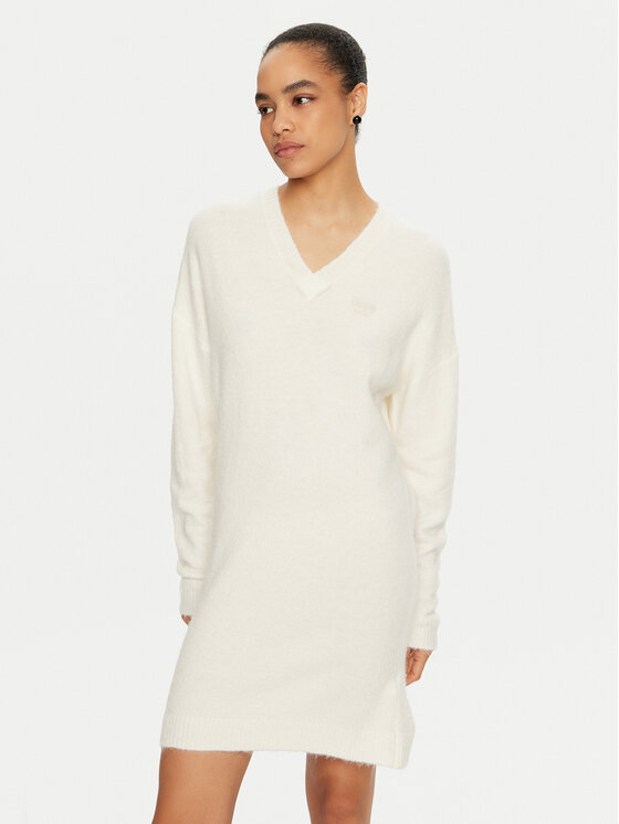 Liu Jo Liu Jo Rochie tricotată WF4430 MA49P Écru Regular Fit