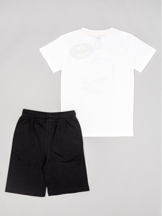 Zippy Zippy Súprava Tričko a šortky Batman ZKBAP0602 23001 Biela Regular Fit