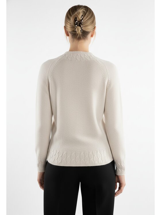FIGL FIGL Πουλόβερ M1269 Μπεζ Regular Fit