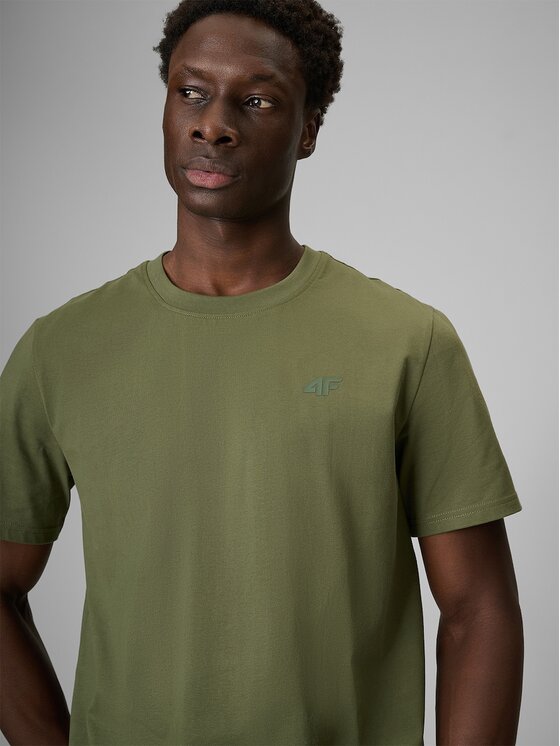 4F 4F T-shirt 4FRSS26TTSHM4261-44S Verde Regular Fit