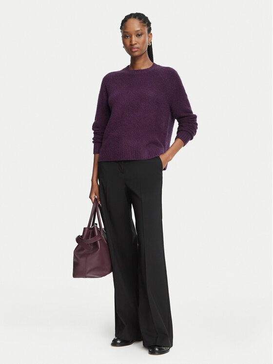 BOSS BOSS Sweter Febisana 50567052 Fioletowy Relaxed Fit