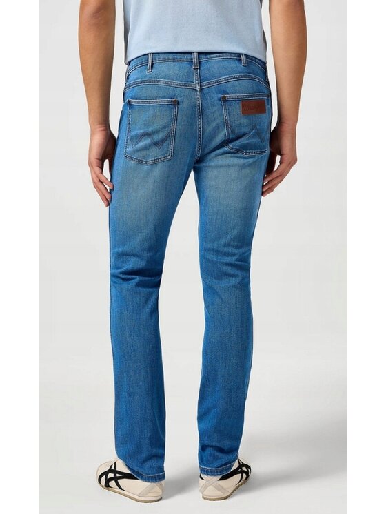 Wrangler Wrangler Jeansy Larston Niebieski Slim Fit