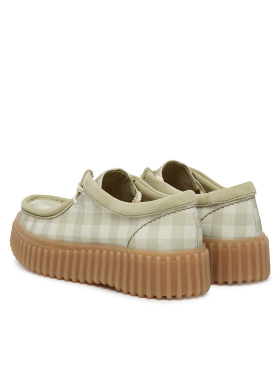 Clarks Clarks Nizki čevlji Torhill Bee 26186299 Zelena