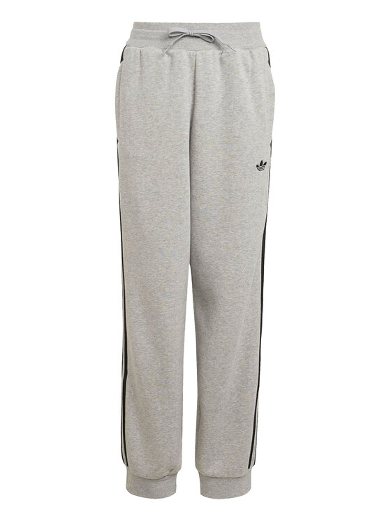 adidas adidas Spodnie dresowe 3-Stripes JW1090 Szary Loose Fit