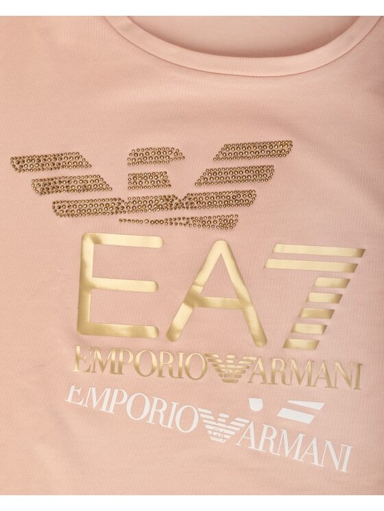 Emporio Armani Emporio Armani T-Shirt 6RTT35 TJFKZ 1418 Różowy Regular Fit