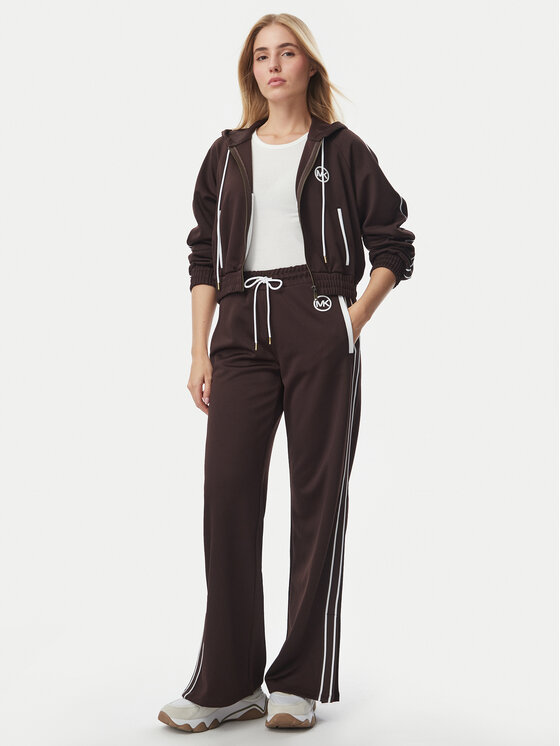 MICHAEL Michael Kors MICHAEL Michael Kors Світшот MR651X2K8N Темно-коричневий Regular Fit