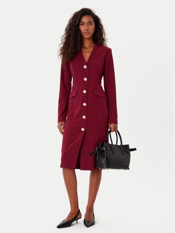 Joseph Ribkoff Joseph Ribkoff Коктейльна сукня 253072 Бордовий Regular Fit