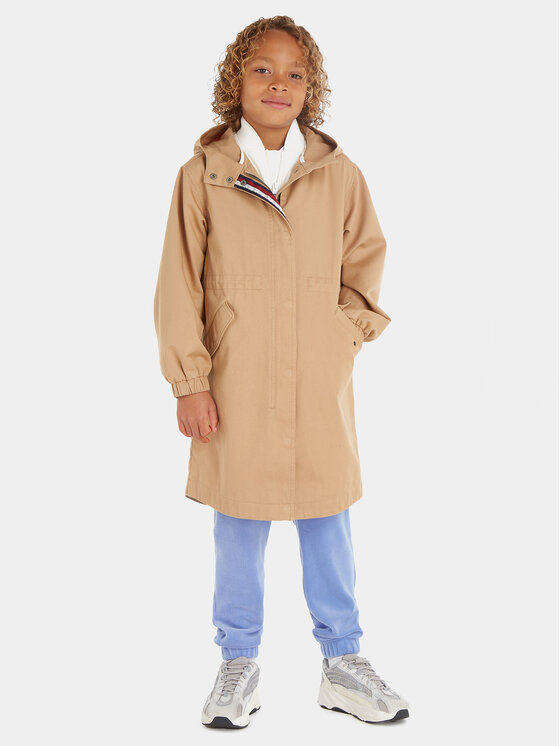 Tommy Hilfiger Tommy Hilfiger Parka KG0KG07509 Beež Regular Fit