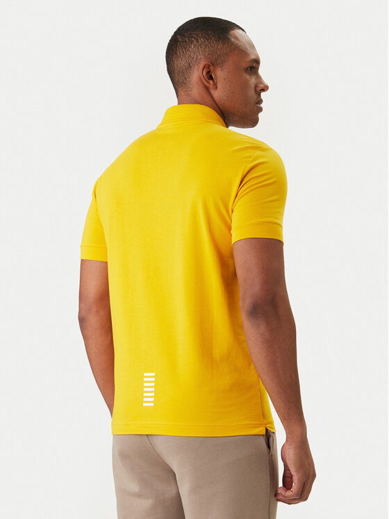 EA7 Emporio Armani EA7 Emporio Armani Polo 8NPF14 PJVQZ U2102 Żółty Regular Fit