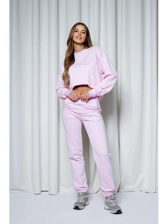 LilaLou LilaLou Dres Poli Różowy Regular Fit