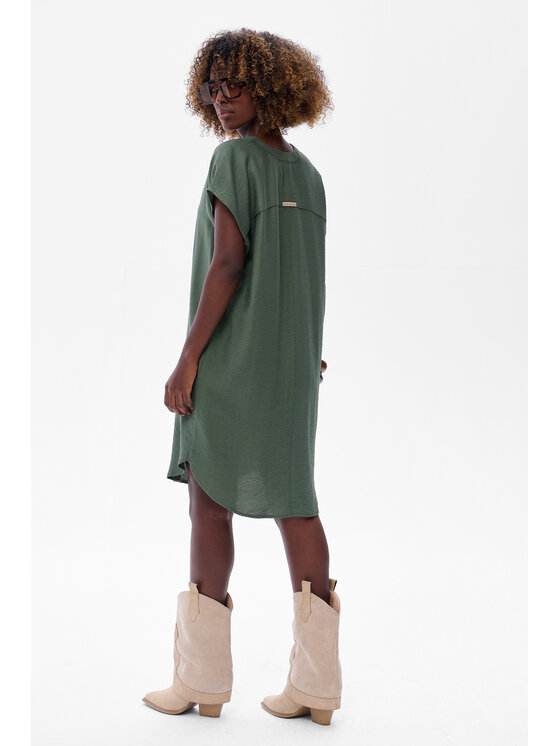 blue shadow blue shadow Tunika Ixa Khaki Regular Fit