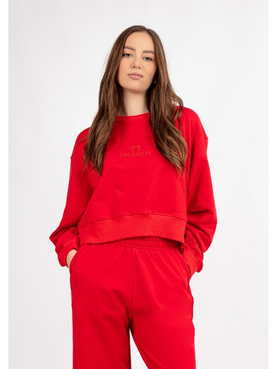 DKaren Sport DKaren Sport Bluza DK-K-B26 Czerwony Classic Fit