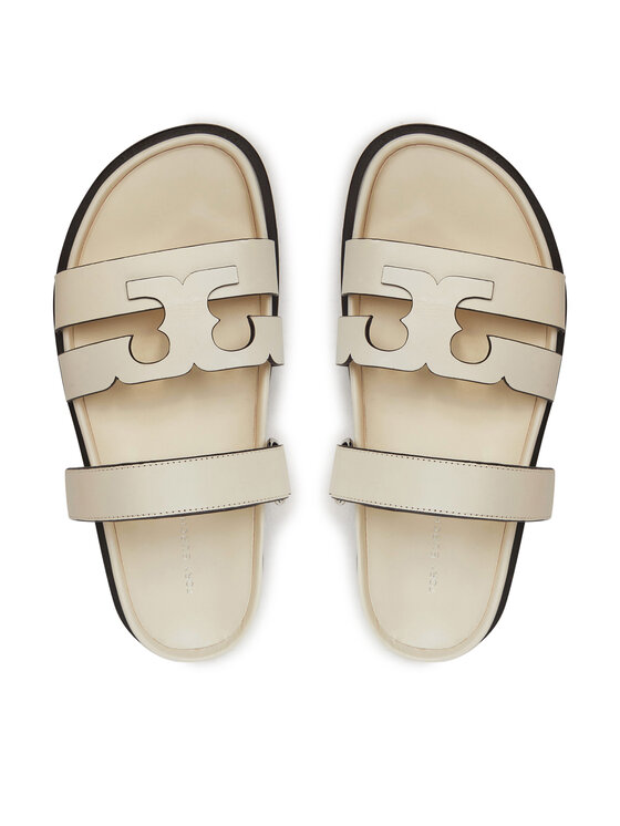 Tory Burch Tory Burch Şlapi Ines Sport Slide 161636 Écru