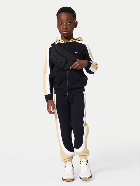 BOSS BOSS Treniņtērps J53004 S Melns Regular Fit