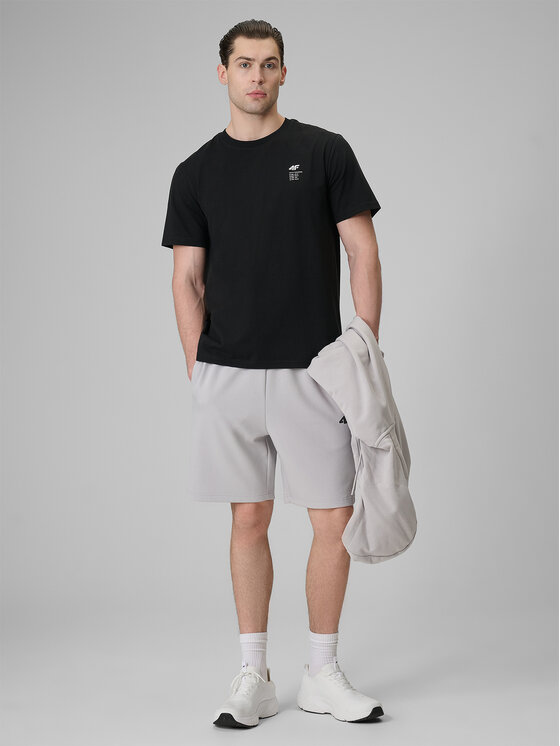 4F 4F T-Shirt COMMERCIAL 3 Czarny Regular Fit