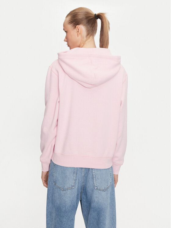 Tommy Hilfiger Tommy Hilfiger Bluza WW0WW41245 Różowy Relaxed Fit