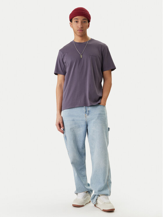 Element Element T-Shirt Lowcase Pigment ELYKT00177 Μωβ Regular Fit