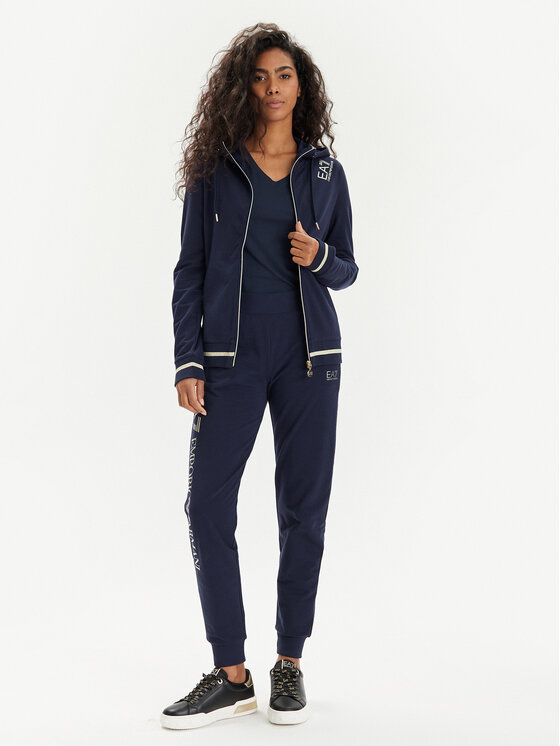 EA7 Emporio Armani EA7 Emporio Armani Melegítő alsó 8NTP85 TJTXZ 0555 Sötétkék Regular Fit