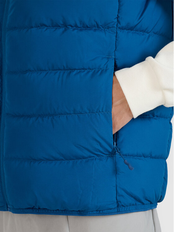 4F 4F Kamizelka NATURAL (DOWN) WARMTH Turkusowy Regular Fit