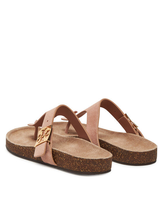Tory Burch Tory Burch Šlepetės per pirštą 150910 Smėlio