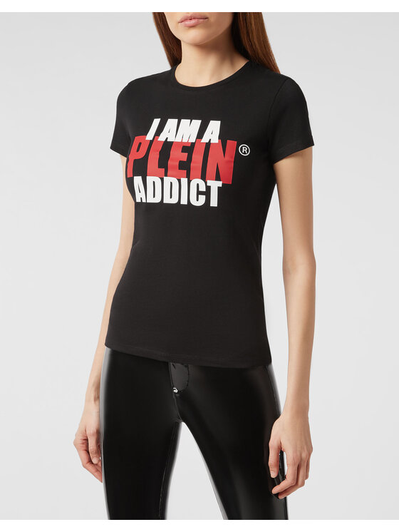 PHILIPP PLEIN PHILIPP PLEIN T-Shirt 22001 Czarny Regular Fit