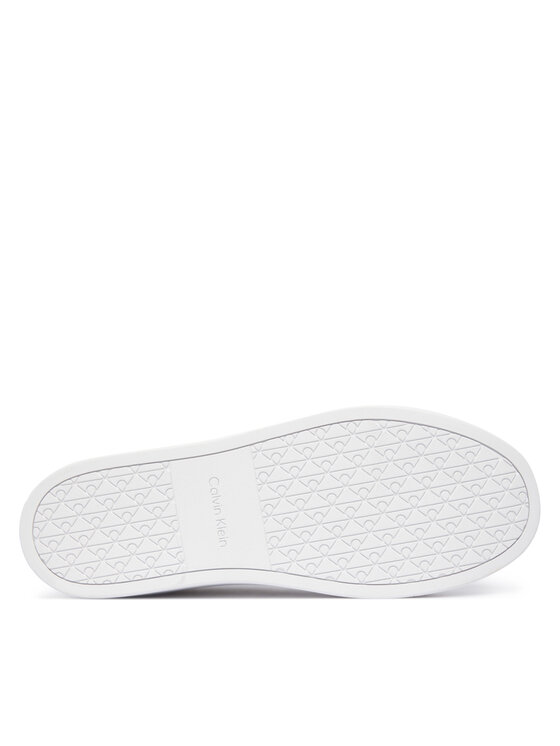 Calvin Klein Jeans Calvin Klein Jeans Sneakersy Classic Cupsole Laceup Aop YM0YM01431 Biały
