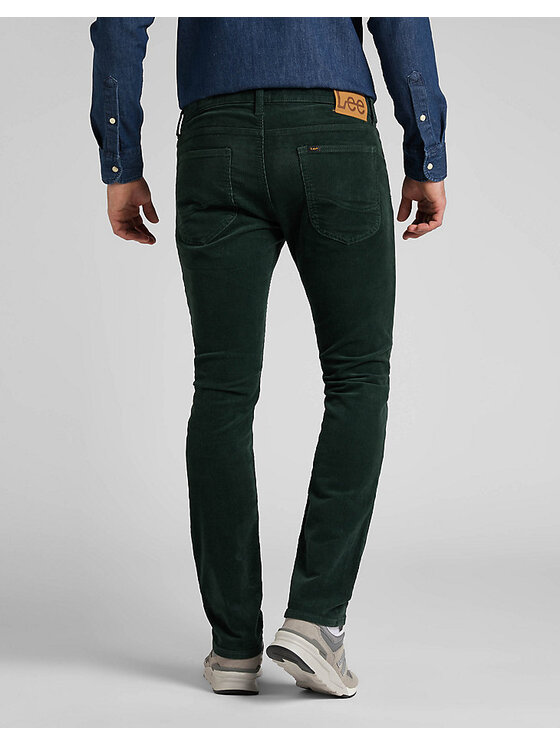 Lee Lee Jeansy LUKE Zielony Slim Fit