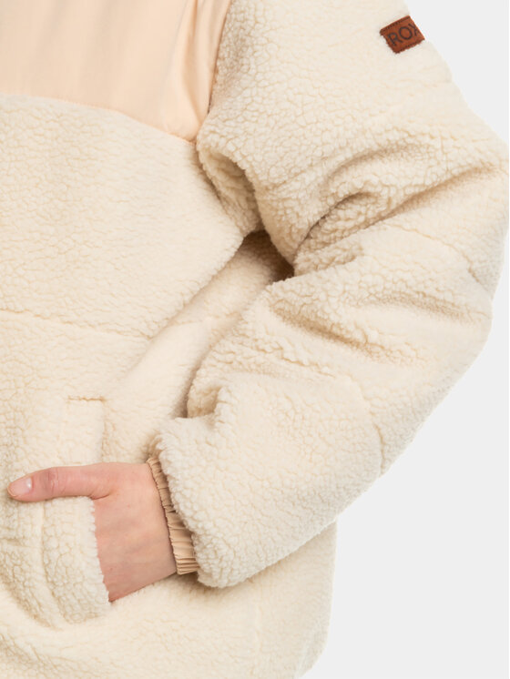 Roxy Roxy Cappotto in shearling Miracle Mile Jckt ERJJK03569 Beige Regular Fit