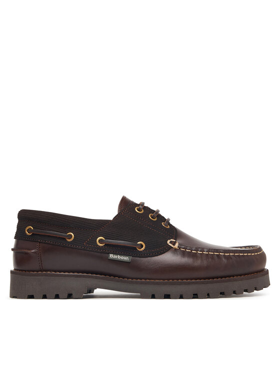 Barbour Barbour Półbuty Deck Boat MFO0795BR98 Brązowy ciemny