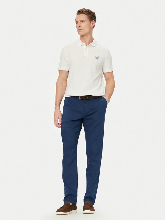 Tommy Hilfiger Tommy Hilfiger Pólóing MW0MW43046 Fehér Regular Fit