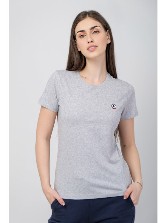 Jott Jott T-Shirt Rosas Szary Regular Fit