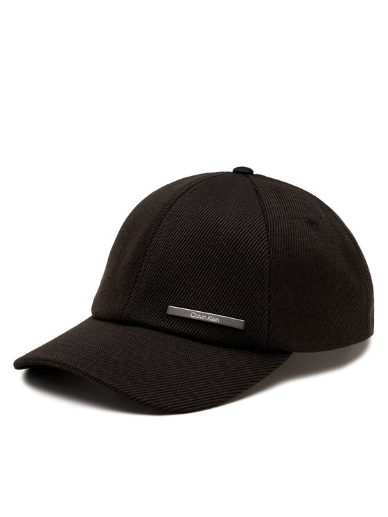 Calvin Klein Cepure ar nagu Modern Bar Bb Cap K50K511309 Melns