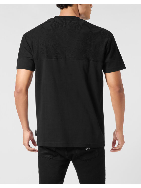 PHILIPP PLEIN PHILIPP PLEIN T-Shirt 26195 Czarny Regular Fit