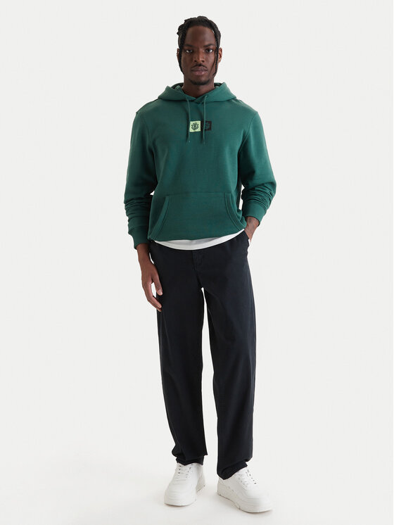 Element Element Pulóver Dual Po ELYSF00298 Zöld Regular Fit