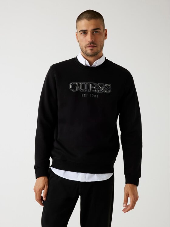 Guess Guess Felpa 179238 Nero Classic Fit