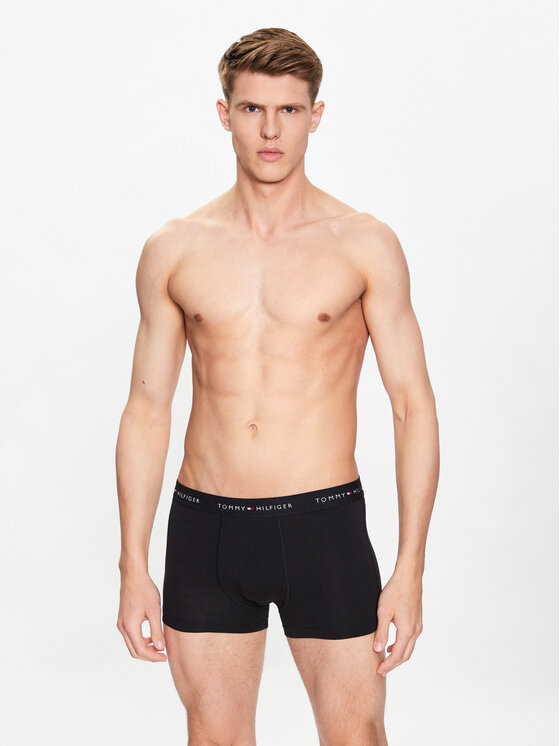Tommy Hilfiger Tommy Hilfiger Set de boxeri﻿ UM0UM02763 Negru