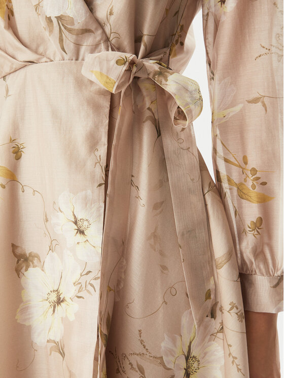 Rinascimento Rinascimento Abito da cocktail CFC0128000003 Beige Regular Fit