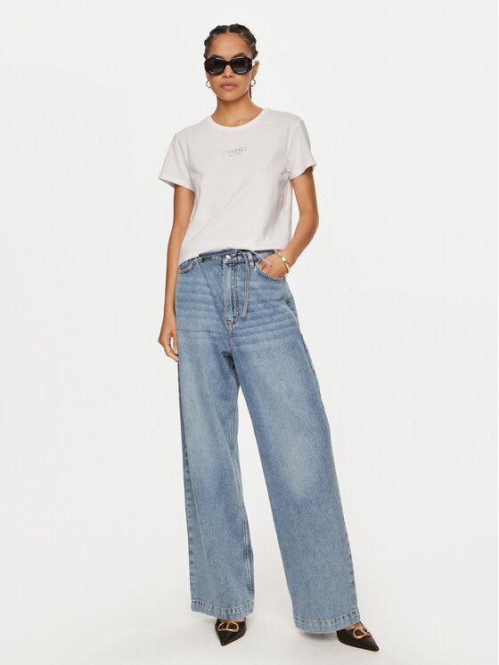 TWINSET TWINSET Футболка 242TP2321 Білий Relaxed Fit