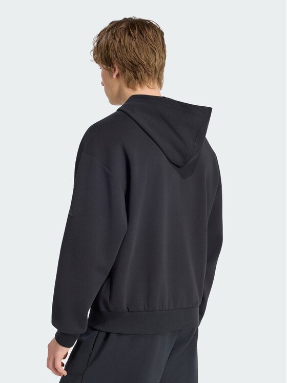 adidas adidas Bluza 167687 Czarny Loose Fit