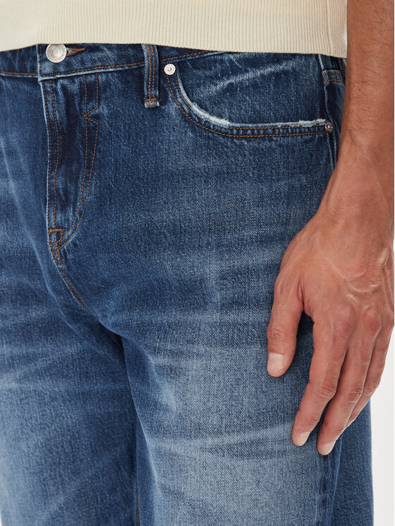 Guess Guess Jeans hlače M5YAN2 D5KT3 Mornarsko modra Regular Fit