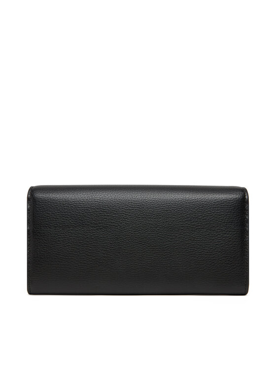 Tommy Hilfiger Tommy Hilfiger Великий жіночий гаманець Th Flag Lrg Flap AW0AW17734 Чорний