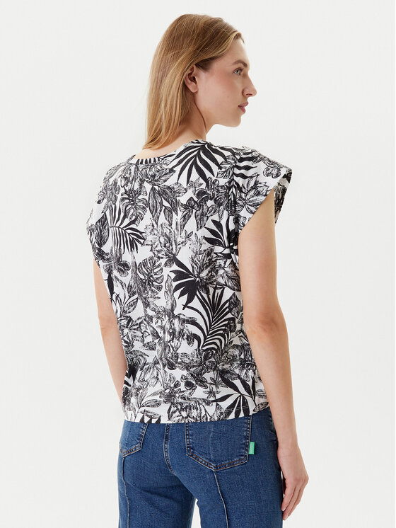 United Colors Of Benetton United Colors Of Benetton T-shirt 3SEBD10AE Siva Relaxed Fit