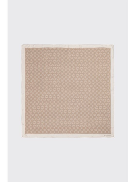 MARI PRETI MARI PRETI Foulard MONOGRAM M Beige