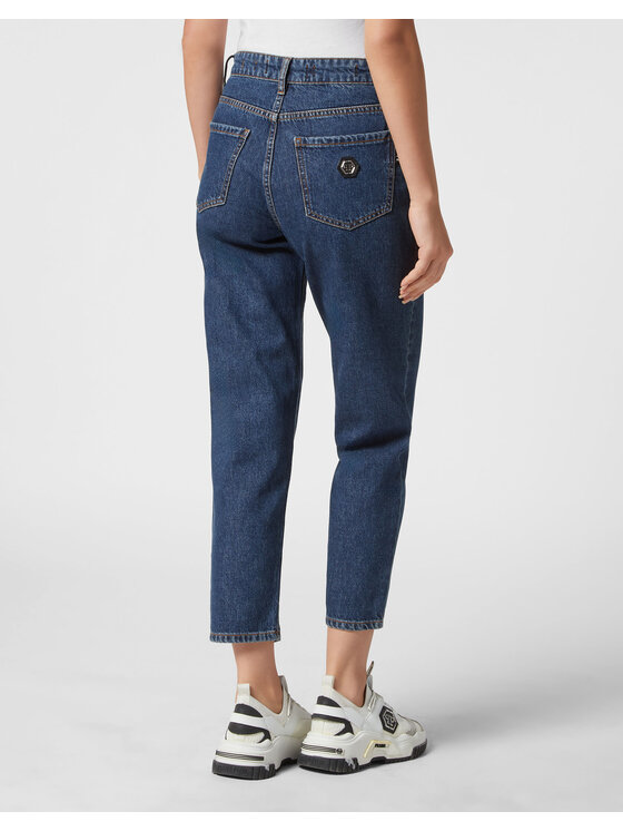 PHILIPP PLEIN PHILIPP PLEIN Jeansy 18943 Světle modrá Mom Fit